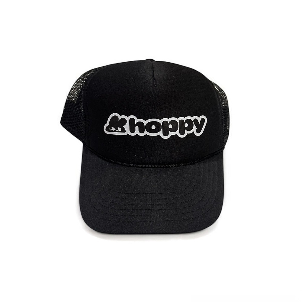 NWOT Otto Unisex Hoppy Snapback Trucker Hat Black
